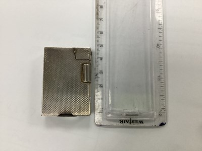 Lot 21 - A Hallmarked Silver Engine Turned Lighter,...