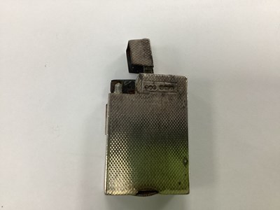 Lot 21 - A Hallmarked Silver Engine Turned Lighter,...