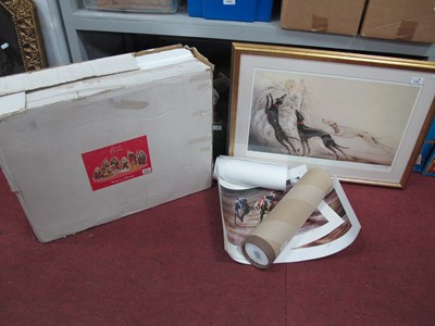 Lot 1163 - Four limited edition dog prints by Mick...