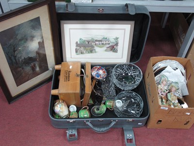 Lot 1427 - Plates, glassware, Japanese vase and coffee...