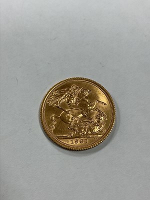 Lot 627 - 1967 QEII Gold Sovereign.
