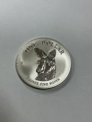 Lot 533 - 1995 One Ounce Fine Silver Australia $1 Coin.