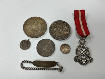 Lot 517 - 1935 GB George V Silver Crown, together with a...