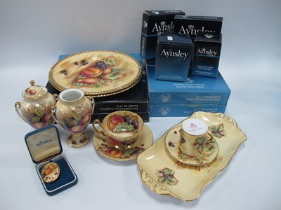 Lot 1174 - Aynsley “Orchard Gold” pattern bone china,...