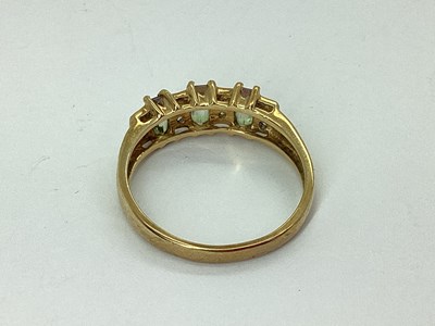 Lot 85 - QVC; A 9ct Gold Dress Ring, alternate stone...
