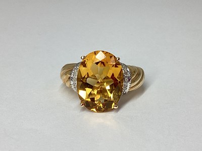 Lot 59 - QVC; A Large Ornate Single Stone Dress Ring,...
