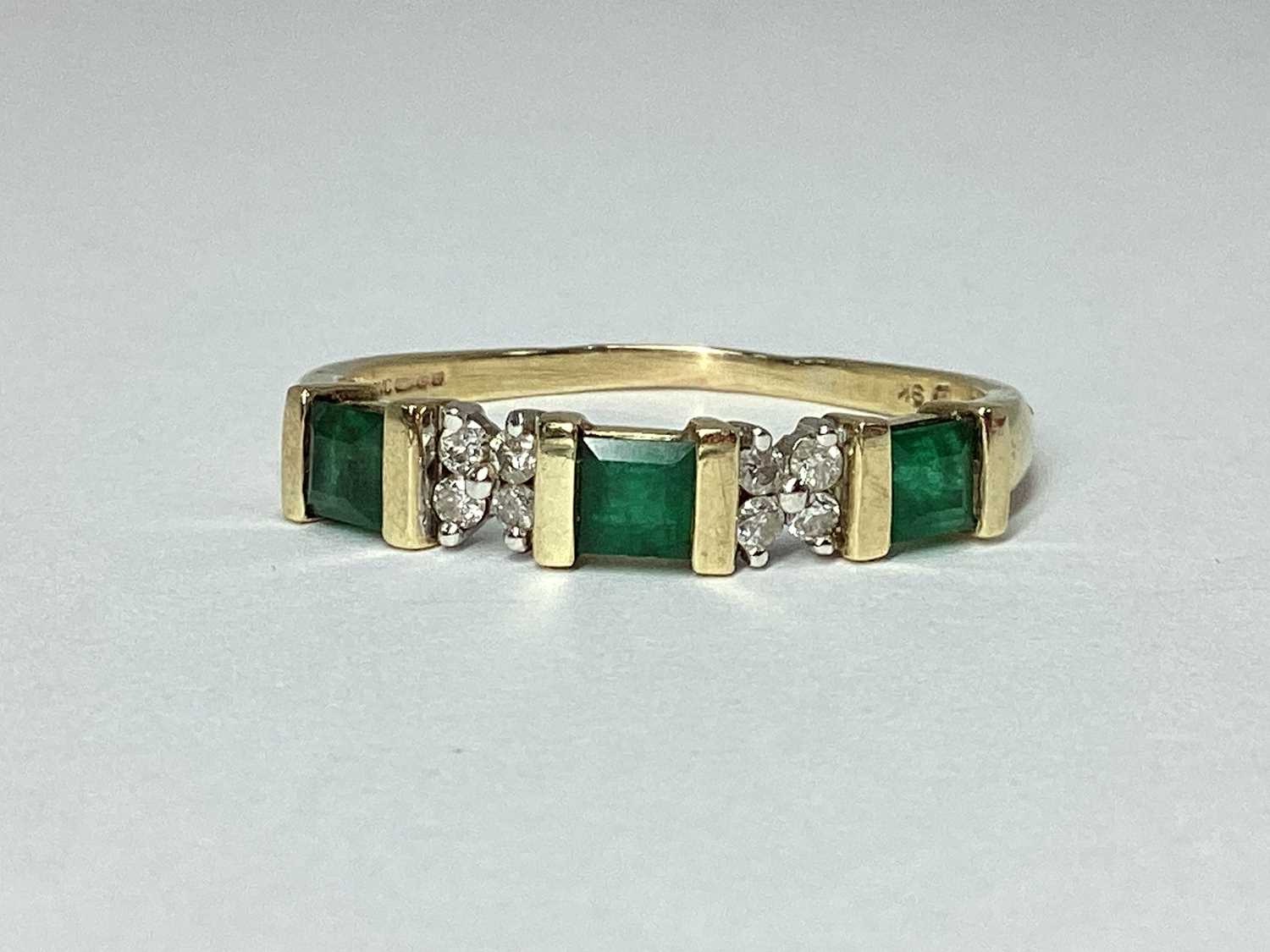Lot 52 - QVC; A 9ct Gold Half Eternity Style Ring,...