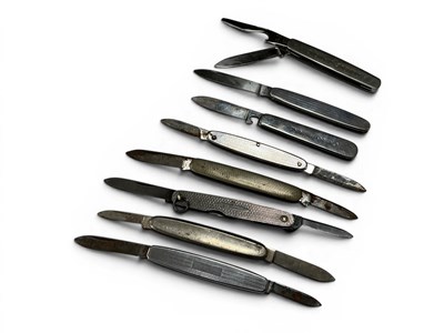 Lot 344 - Collection Of Eight Folding Pocket Knives,...
