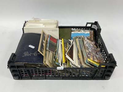 Lot 1378 - A large collection of postcards including a...