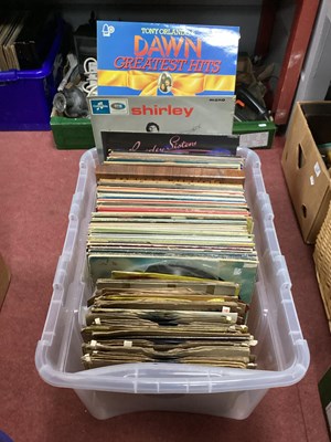 Lot 1051 - Mixed Lot of Over 90 Vinyl LPs and 78s, pop,...