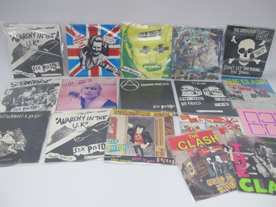 Lot 855 - Collector's Lot of 17 Punk & New Wave 7”...