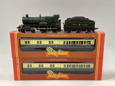 Lot 803 - A Hornby 00 gauge Churchward County 4-4-0...