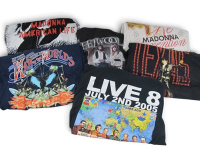 Lot 818 - Lot of Six Pop Tour T-Shirts - Fleetwood Mac,...