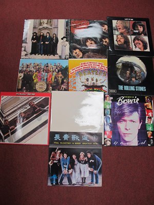Lot 851 - Lot of 10 Vinyl LPs, including The Beatles,...