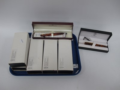 Lot 1371 - A quantity of modern Edison fountain pens to...