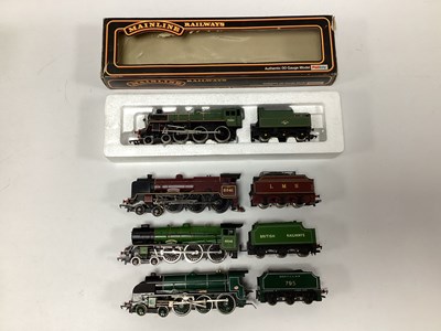 Lot 502 - Four 00 gauge 4-6-0 locomotives: a boxed...