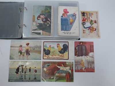 Lot 1345 - An Album of Early XX Century Picture Postcards,...