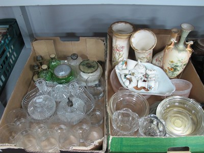 Lot 1030 - Ceramics and glassware, including blush ivory...