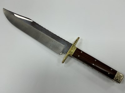 Lot 527 - Stan Shaw (Sheffield) Bowie Knife, 23.5cm...