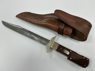 Lot 526 - Stan Shaw (Sheffield) Folding Hunting Knife,...