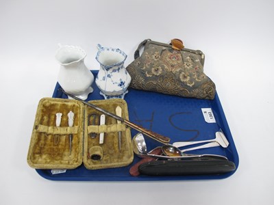 Lot 1363 - Royal Copenhagen blue fluted full lace cream...