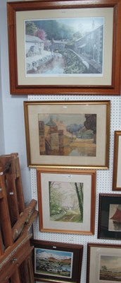 Lot 1462 - Framed Watercolour and Signed Limited Prints:...