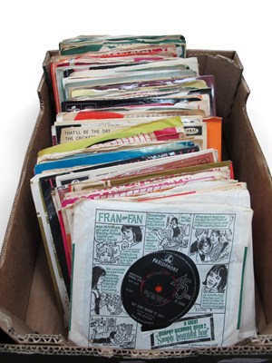 Lot 831 - Lot of 1960s Rock & Pop Singles, 80+ records...