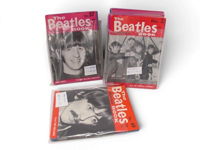 Lot 823 - Lot of 1960s Beatles Monthly Magazines,...