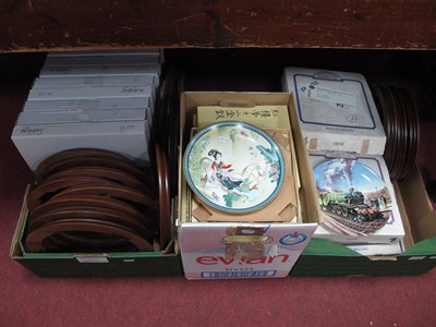 Lot 1334 - Collectors plates and holders, including...