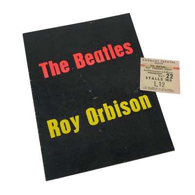 Lot 877 - The Beatles & Roy Orbison Tour Programme 1965,...