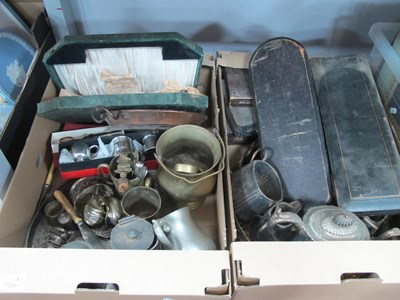 Lot 1026 - Cased Cutlery, three-piece tea service, ice...