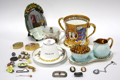 Lot 1202 - Collectables, including Wedgwood silver...