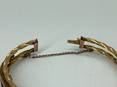 Lot 71 - A Chester Hallmarked 9ct Gold Antique Hinged...