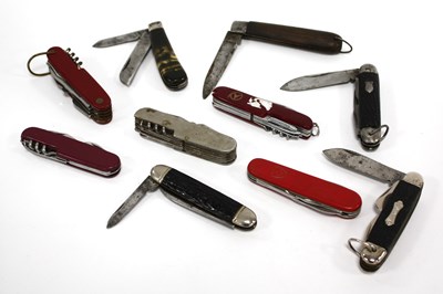 Lot 1281 - Pocket Knives - horn handled Sheffield two...