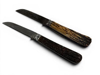 Lot 390 - Two Folding Pocket Knives, Lockwood Sheffield...