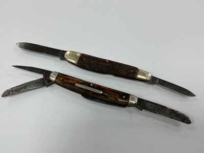 Lot 397 - Two Folding Pocket Knives, James Boden, stag...
