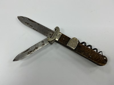 Lot 399 - J. Nowill Shooter Knife, cartridge extraction...