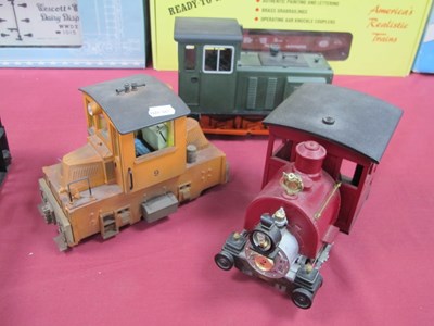 Lot 326 - Three 'G' Gauge Unboxed Locomotives:-...