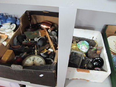Lot 1023 - Ashtrays, Rouser clock, die cast vehicles,...