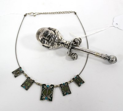 Lot 1271 - Victorian Style Humpty Dumpty Baby Rattle, in...