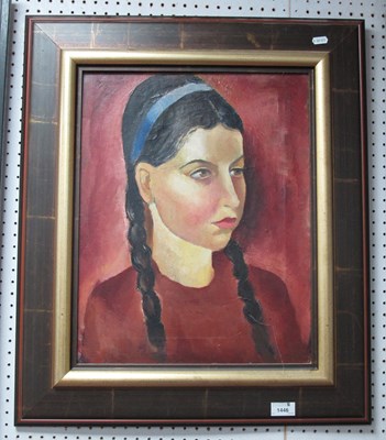Lot 1446 - Ailore? Mclean, Oil on Canvas Portrait of...