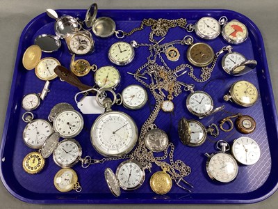 Lot 128 - A Large Collection of Assorted Pocket and Fob...
