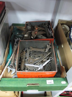 Lot 1138 - Kamasa Spanners, etc and other spanners:- One Box