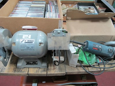 Lot 1114 - Hilka 6" Bench Grinder (sold for parts only),...