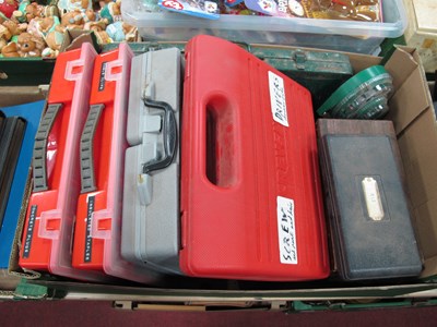 Lot 1109 - Socket Sets, socket, wrenches, box of rubber...