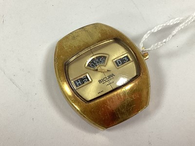 Lot 184 - Retro Sicura Jump Hour Automatic Gent's...
