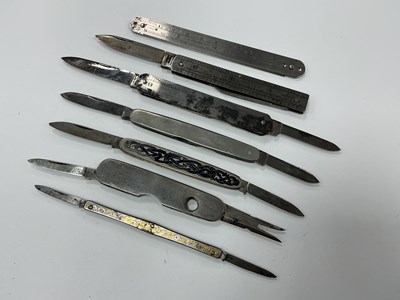Lot 431 - Collection Of Seven Knives, Joseph Westbury...