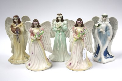 Lot 1237 - Wedgwood Seraphs of Seasons Figurines...