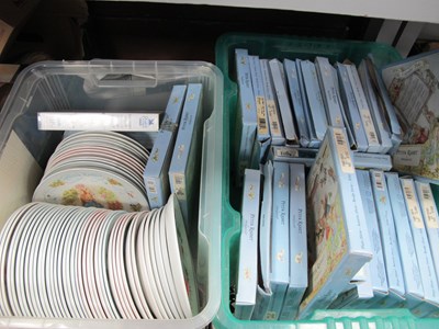 Lot 1083 - Wedgewood Peter Rabbit Plates for Christmas,...
