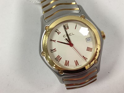 Lot 188 - EBEL; A Classic Wave Gent's Wristwatch,...